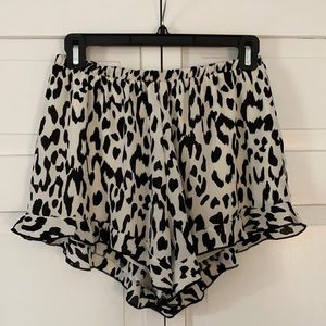 Leopard Print Shorts